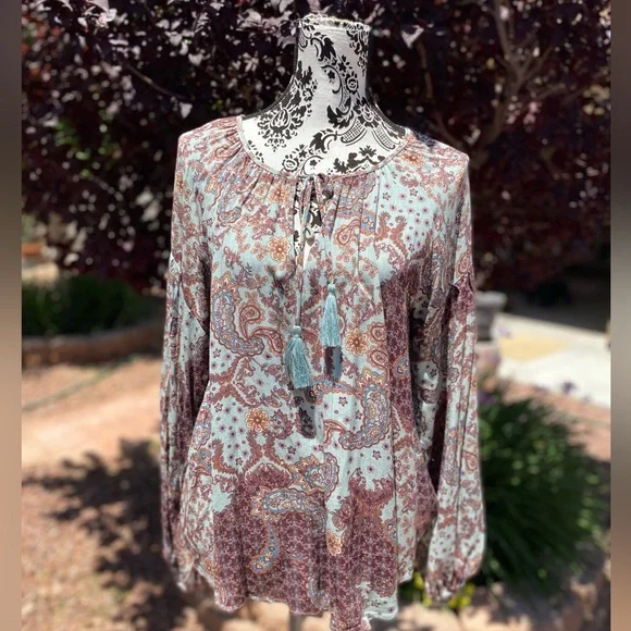 WILLOW + ROOT blouse M - Picture 2 of 8